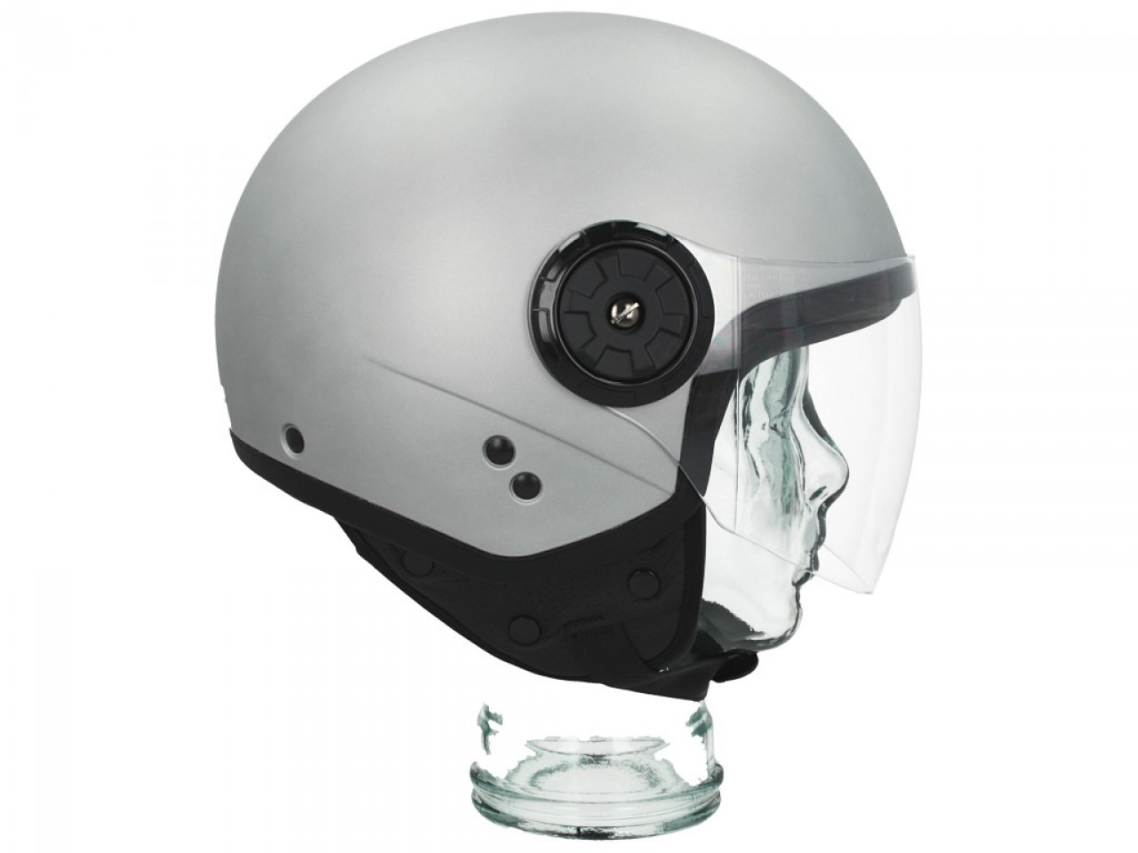 Piaggio Jethelm AWA Basejet grau matt
