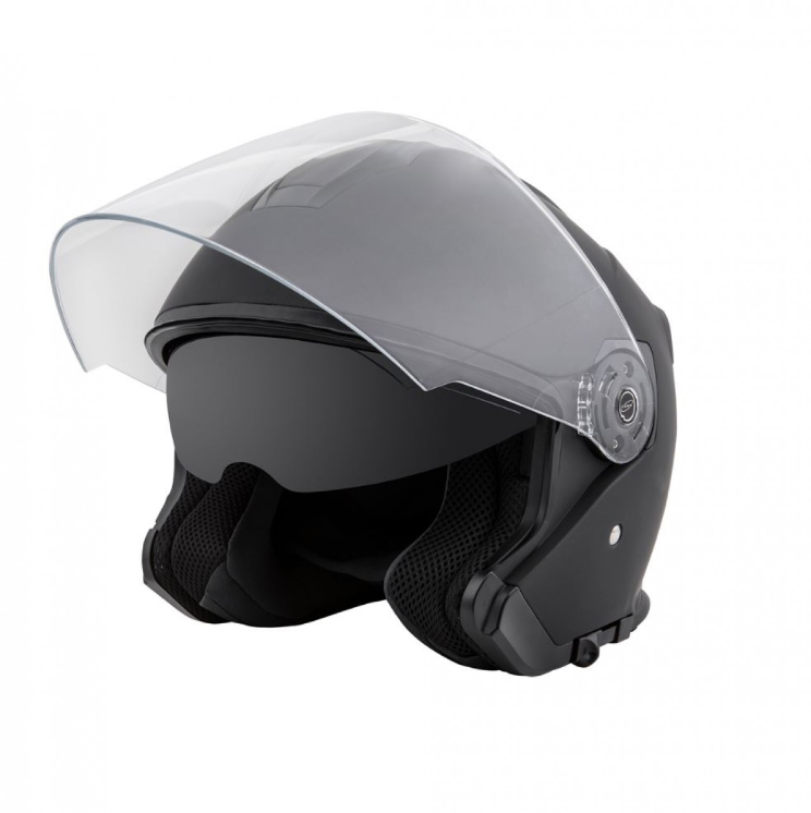 Piaggio PFJ Jethelm schwarz, matt