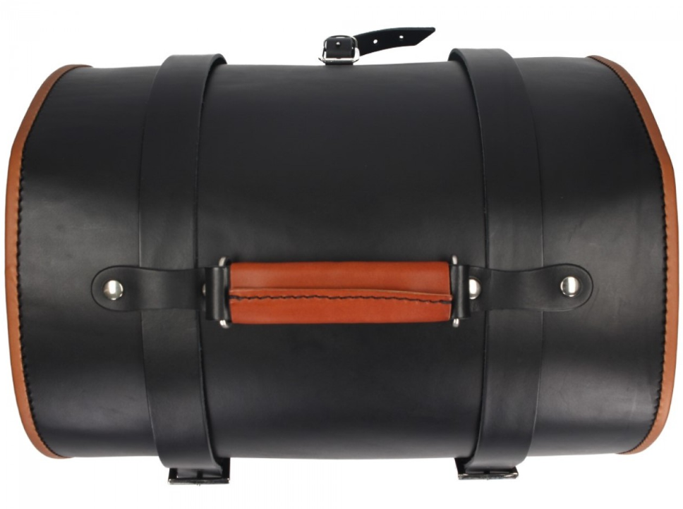 Original Vespa Ledertasche - Schwarz