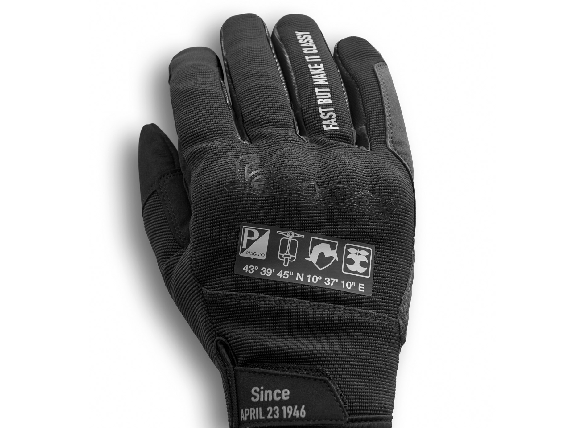 Vespa Handschuhe schwarz DEC-Copy