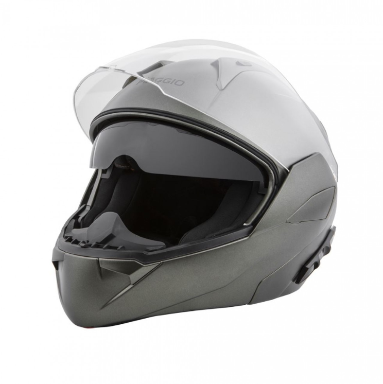 Piaggio Modularhelm grün