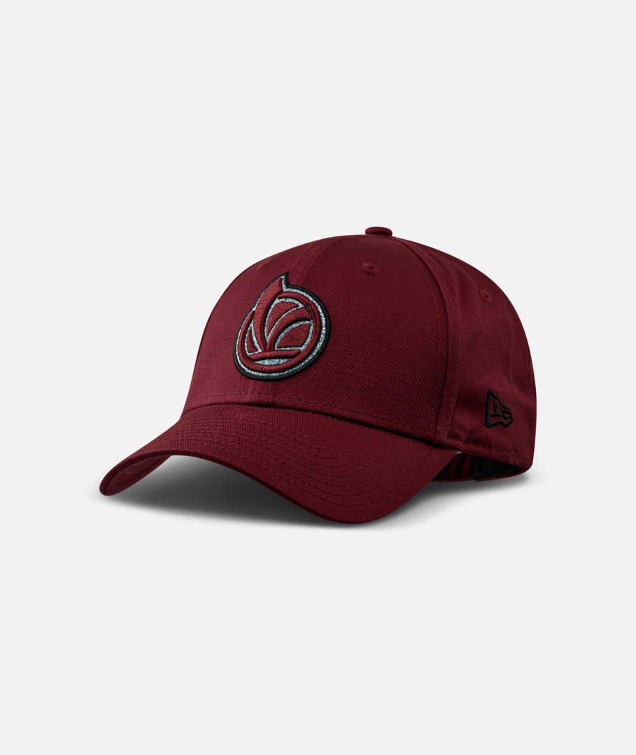 Vespa Basecap DEC Glitter New Era 9Forty rot