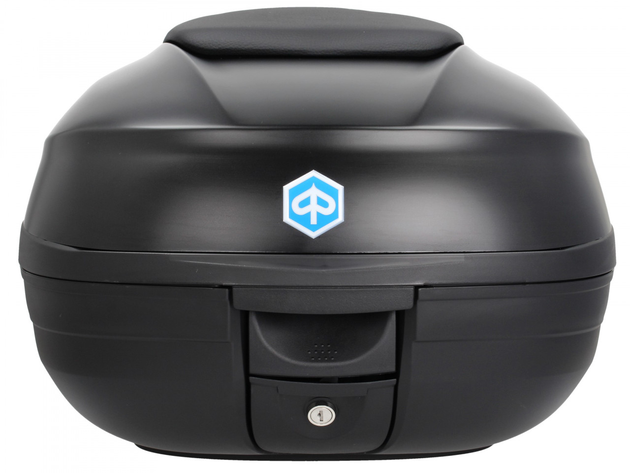 Top Case, 37 l, (NO_schwarz matt 93/B) inkl. Rückenpolster für Piaggio MP3 500 Sport Advance HPE