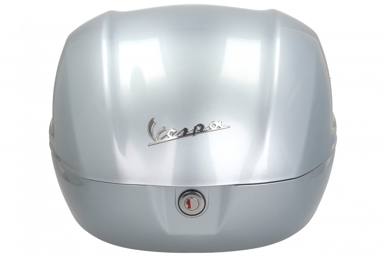 Original Topcase für Vespa Primavera - (G01) metallic grey lucido