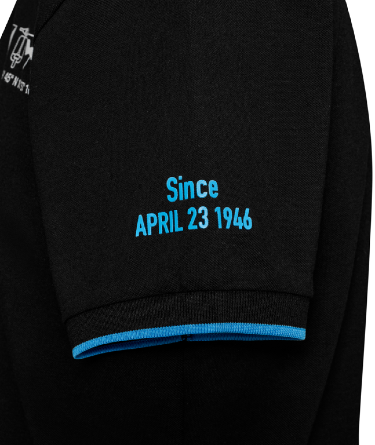 Vespa Polo Shirt schwarz DEC-Kollektion