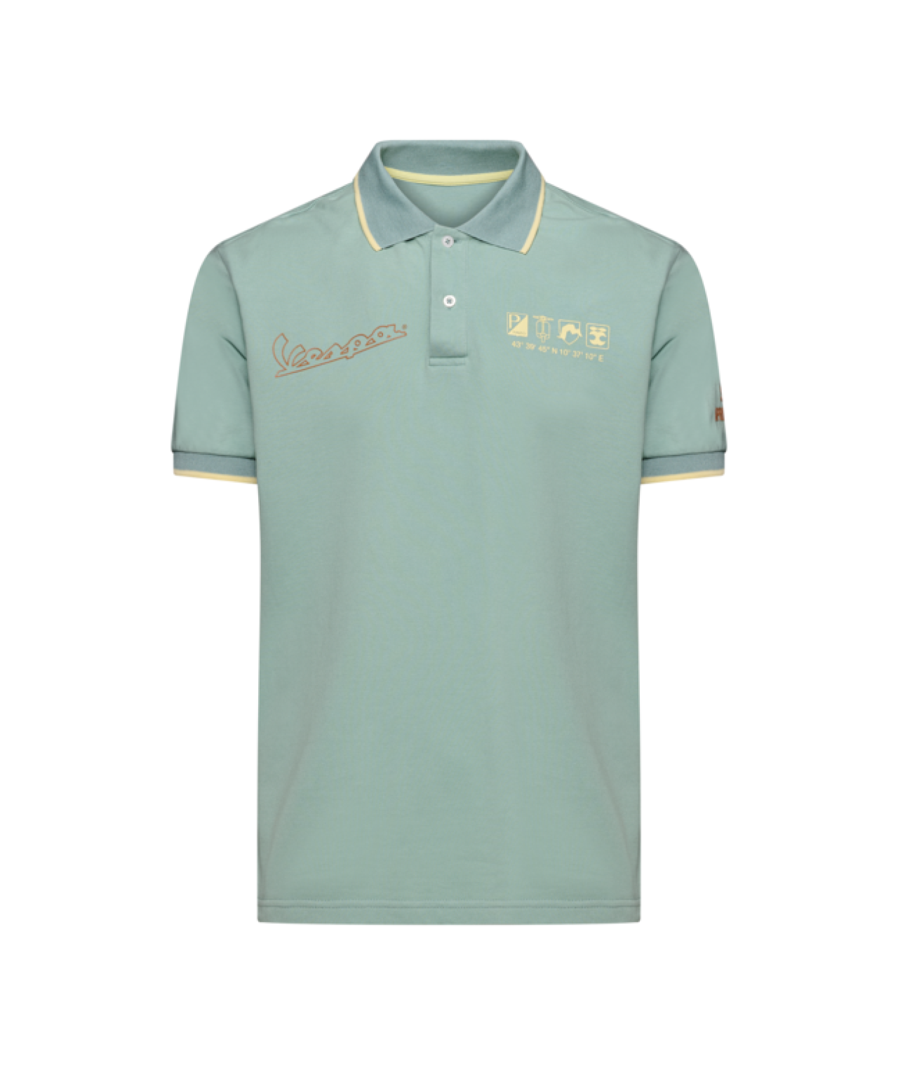 Vespa Polo Shirt Origin grün DEC-Kollektion