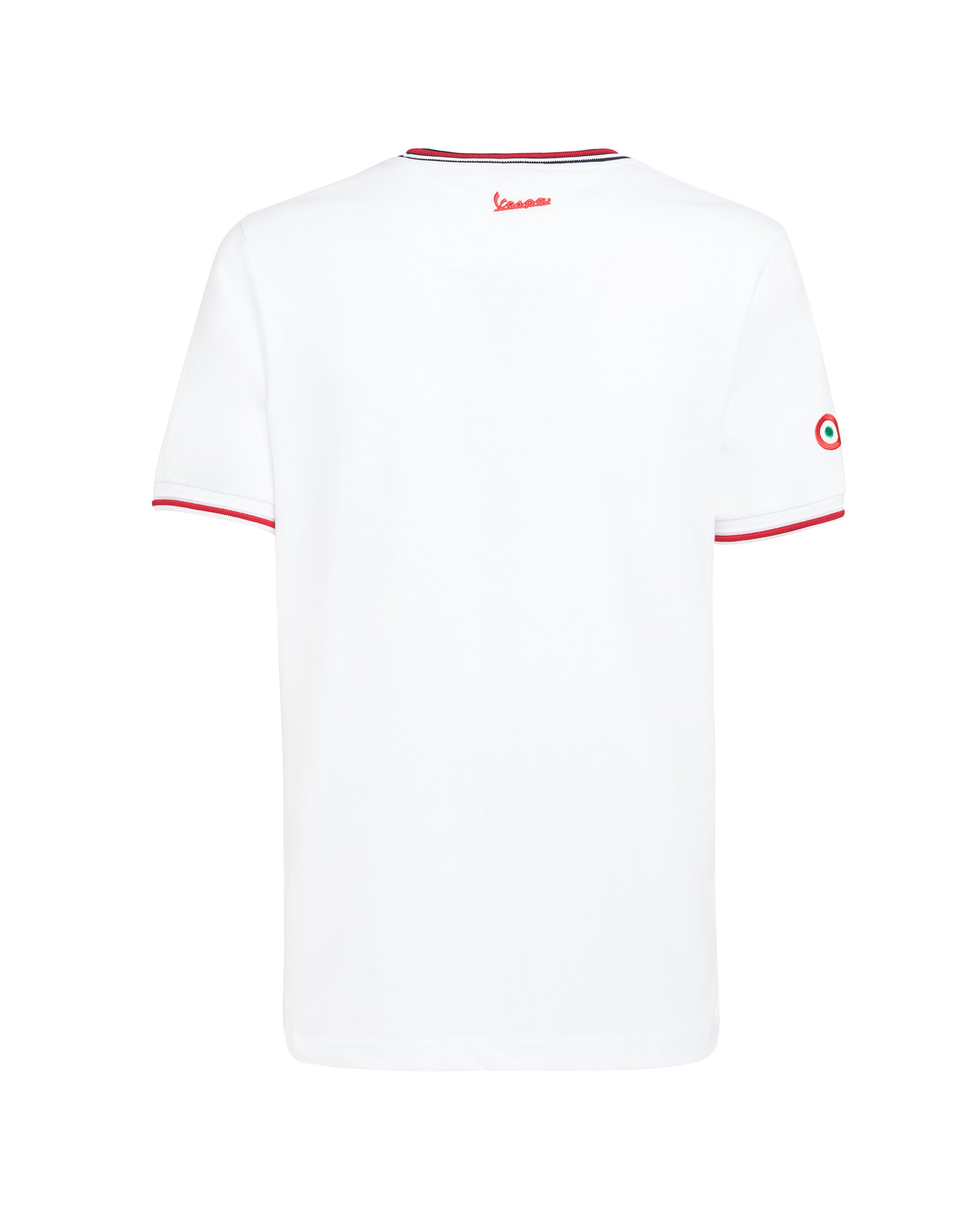 Vespa T-Shirt Modernist Herren weiss