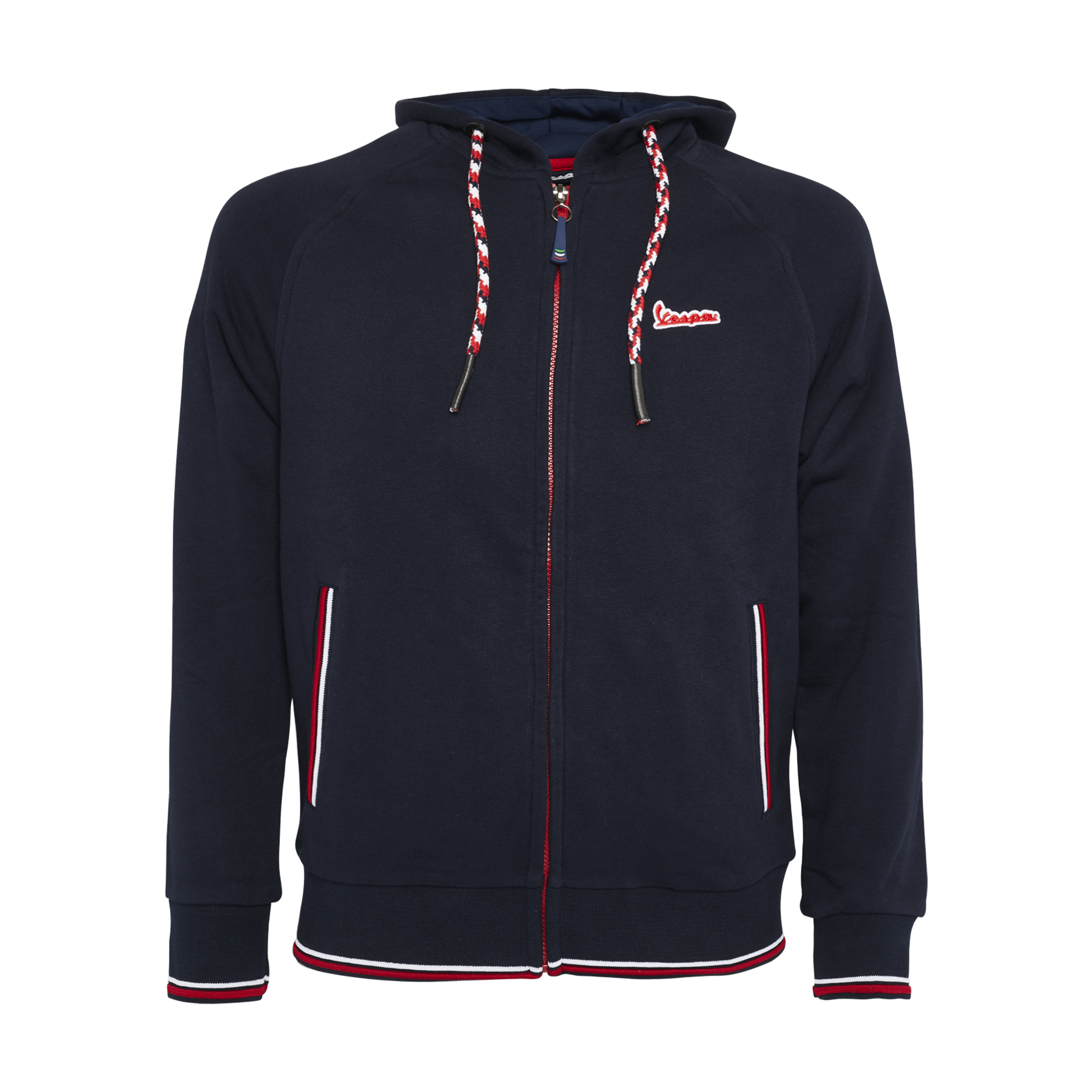 Vespa Sweat Shirt Modernist Baumwolljacke Herren blau