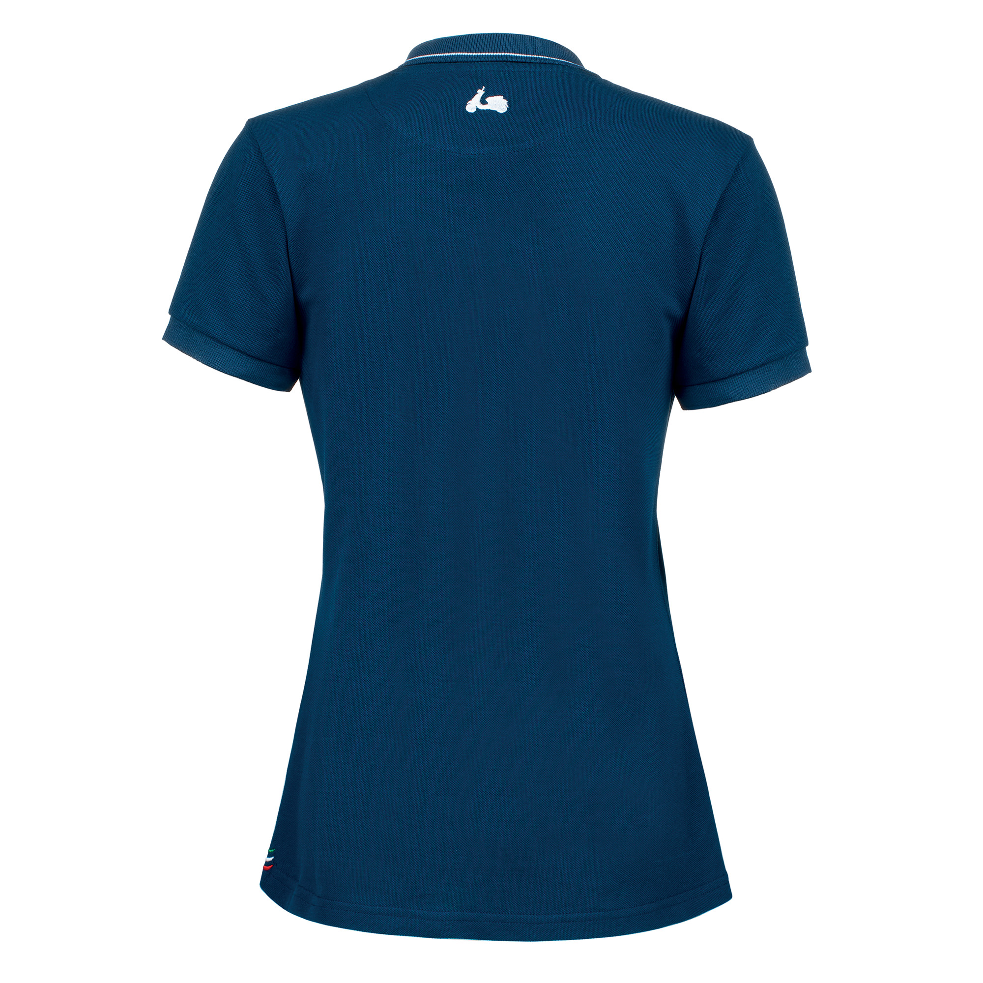 Vespa Polo Shirt Graphic Damen blau