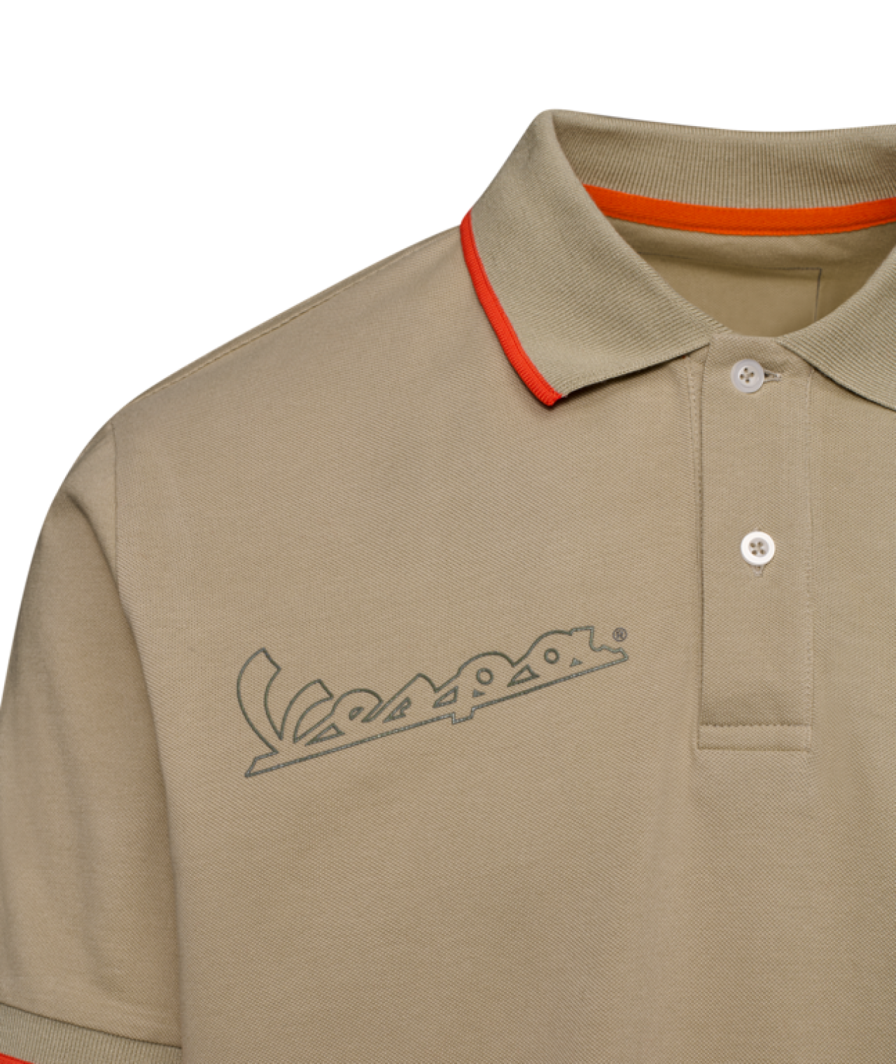 Vespa Polo Shirt Nomad beige DEC-Kollektion