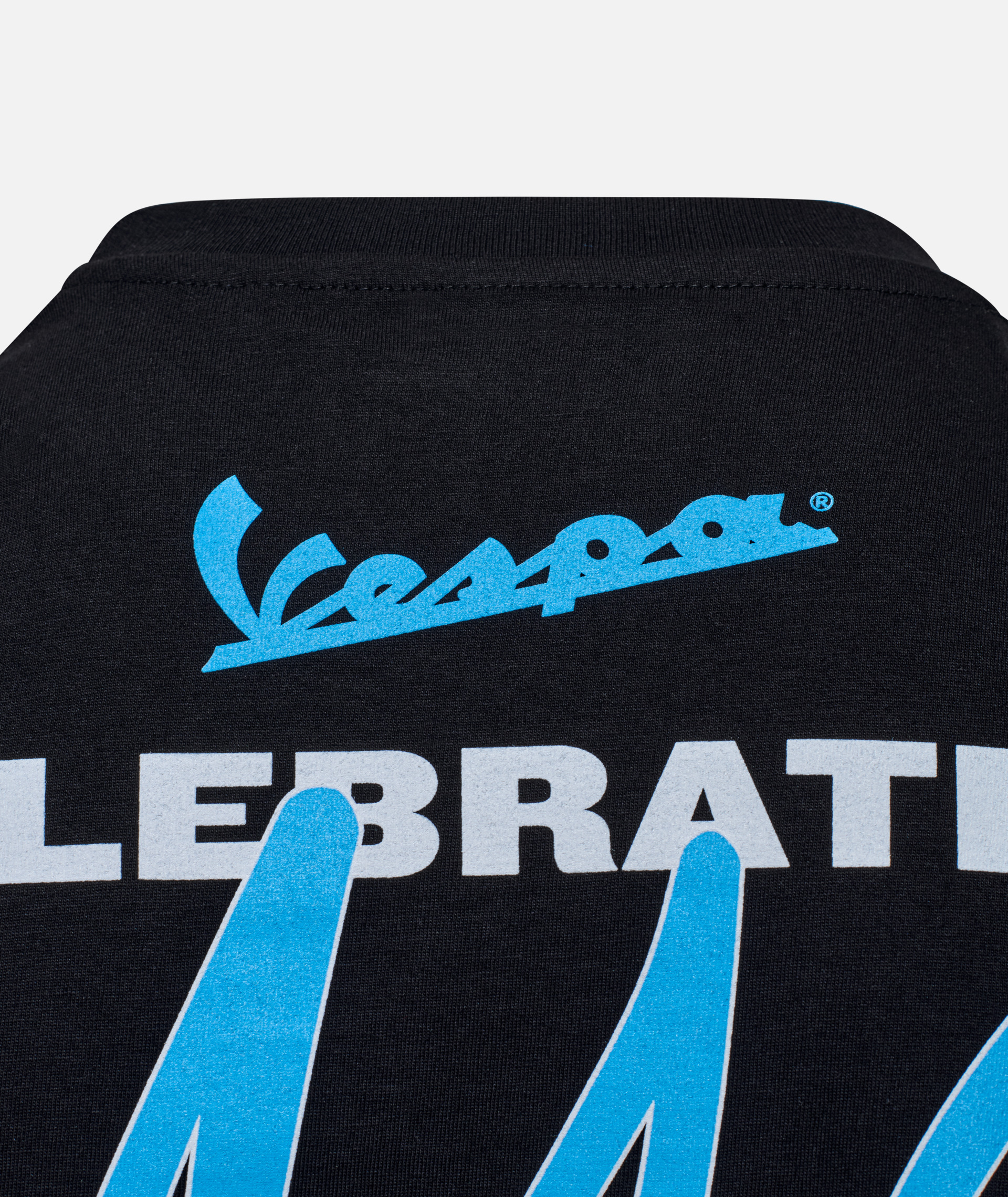 Vespa T-Shirt "140 Jahre Piaggio" schwarz blau