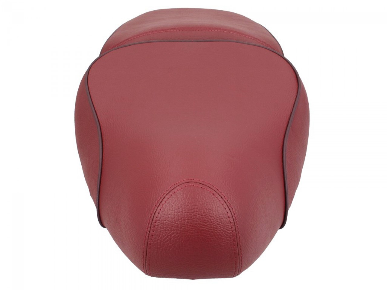 Vespa 2-Sitzer Echtleder Sitzbank rot für LX 50-150ccm Touring, ET2/ET4 /LX/LXV/S 50-150ccm-