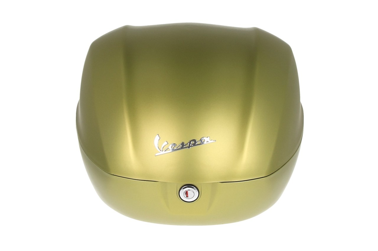 Vespa Topcase 32L matt grün V03 ohne Rückenlehne