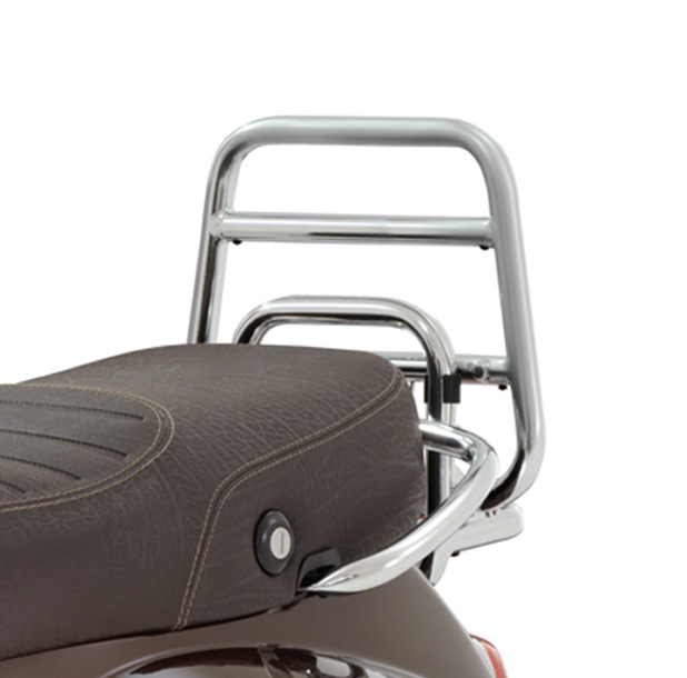 Original Klappträger Chrom für Topcase Vespa LX / LXV