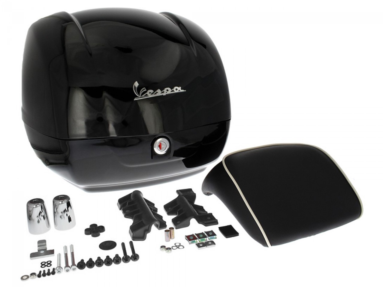 Original Topcase für Vespa GTS - grau / grigio Mouse 715/C, 36 l, My19
