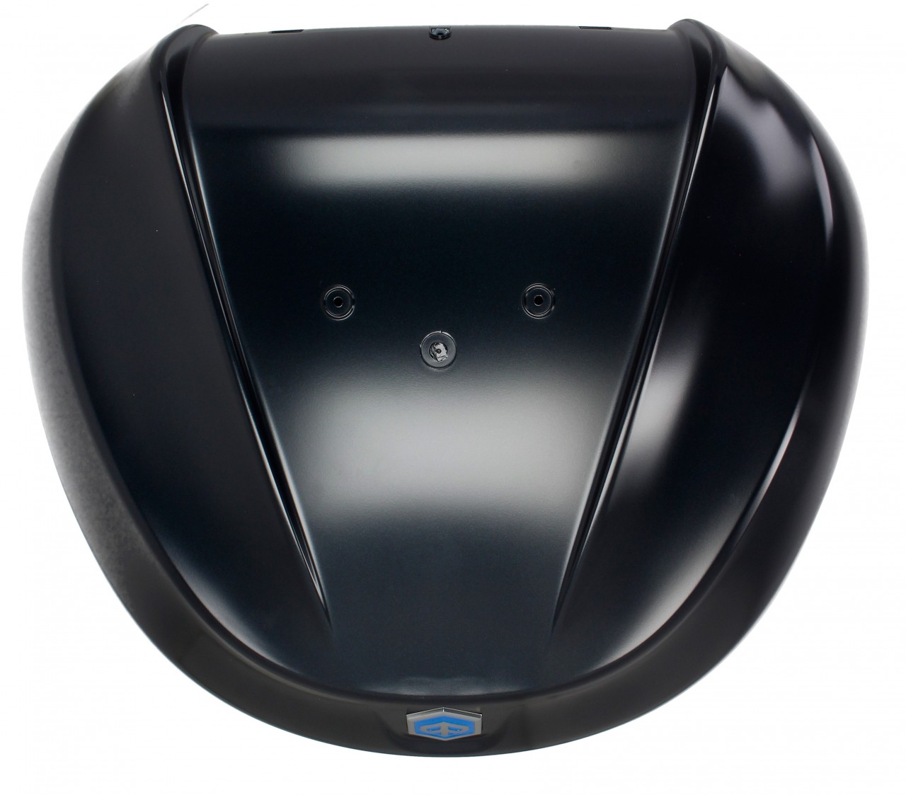 Top Case Kit 36 l. schwarz matt metallic N12 Original Piaggio für Beverly HPE (inkl. Halteplatte)