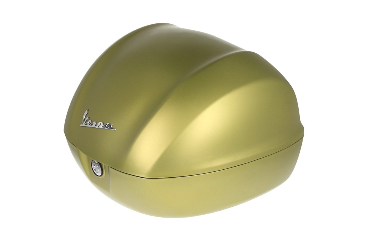 Vespa Topcase 32L matt grün V03 ohne Rückenlehne