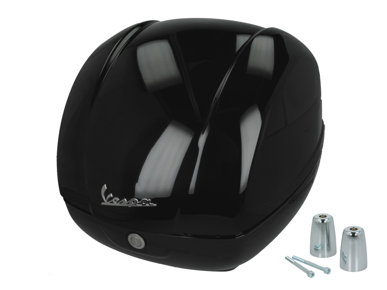 Original Topcase 36L schwarz glänzend 094 für Vespa GTS 125/310 und GTV 310